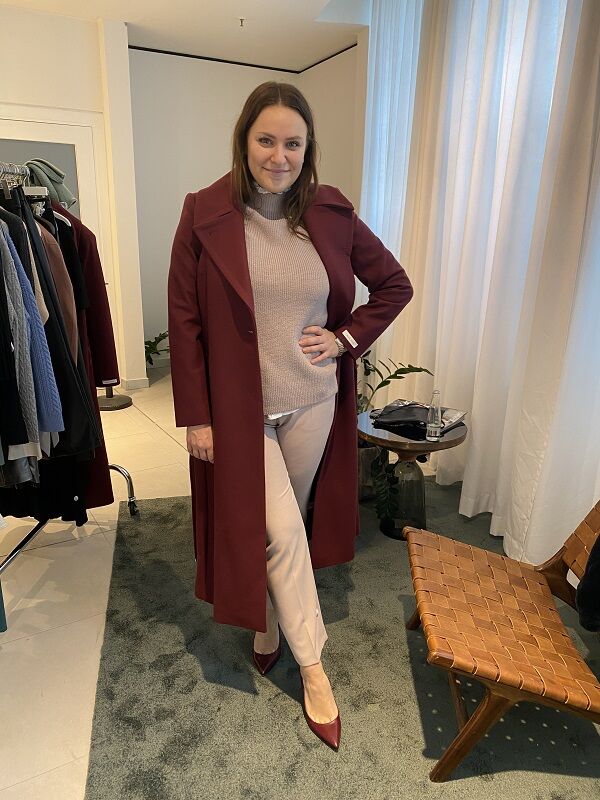 Winterlook mit Mantel - Typberatung Ana