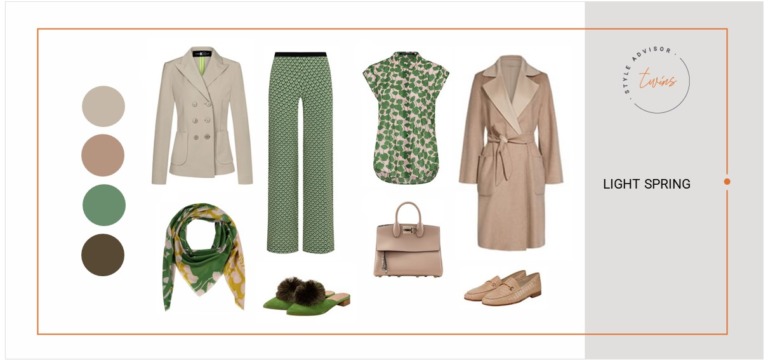 Light Spring Farbberatung Outfits