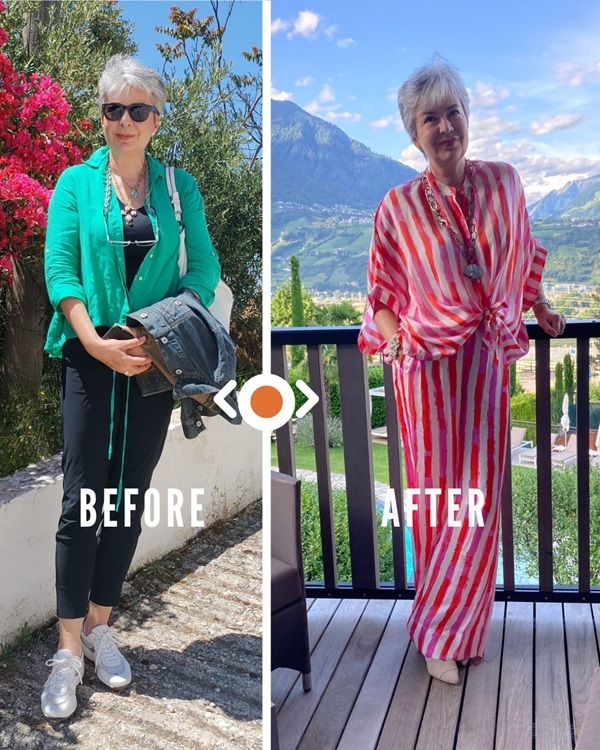 Flamboyant Natural Vorher-Nachher Umstyling