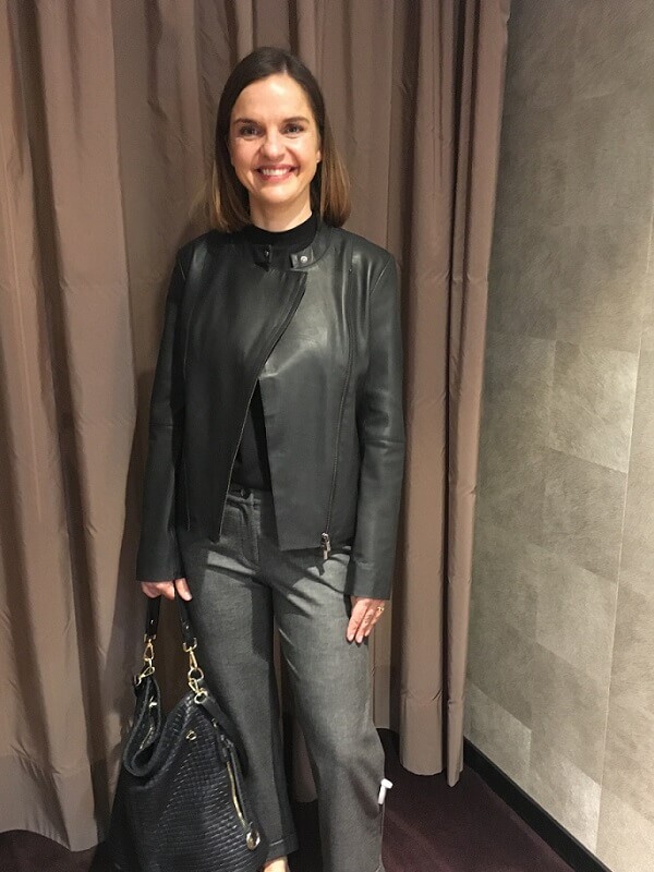 Stilberatung Magdalena Lederjacke