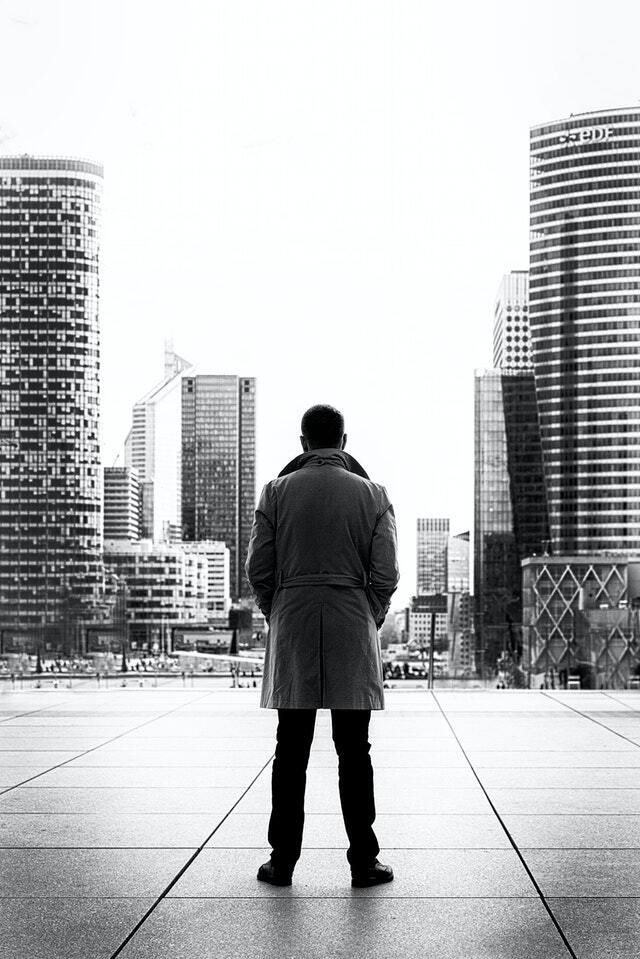 Trenchcoat Herren, Street, Business Center