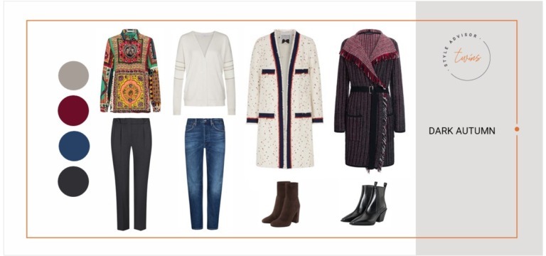 Deep Autumn Farbberatung Outfits