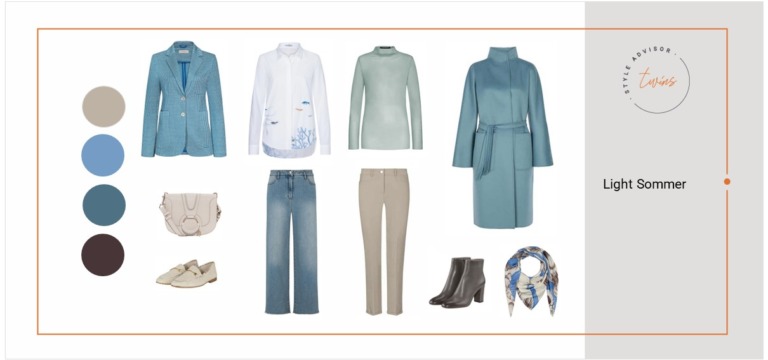 Light Sommer Farbberatung Outfits