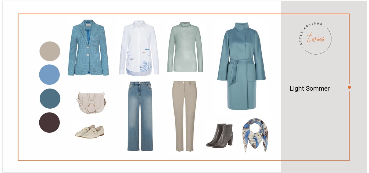 Light Sommer Farbberatung Outfits