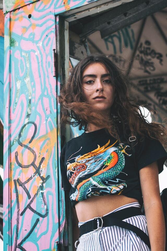 tshirt mit print Rebell Archetyp
