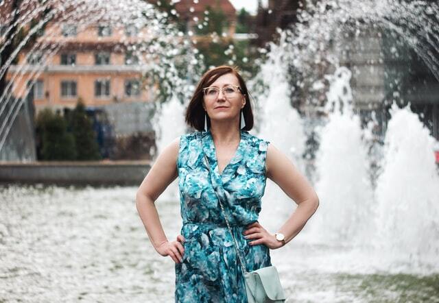 Demeter Archetyp Kleid floraler Print