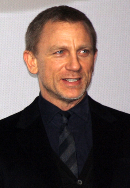 Daniel Craig schwarze Outfit 2012
