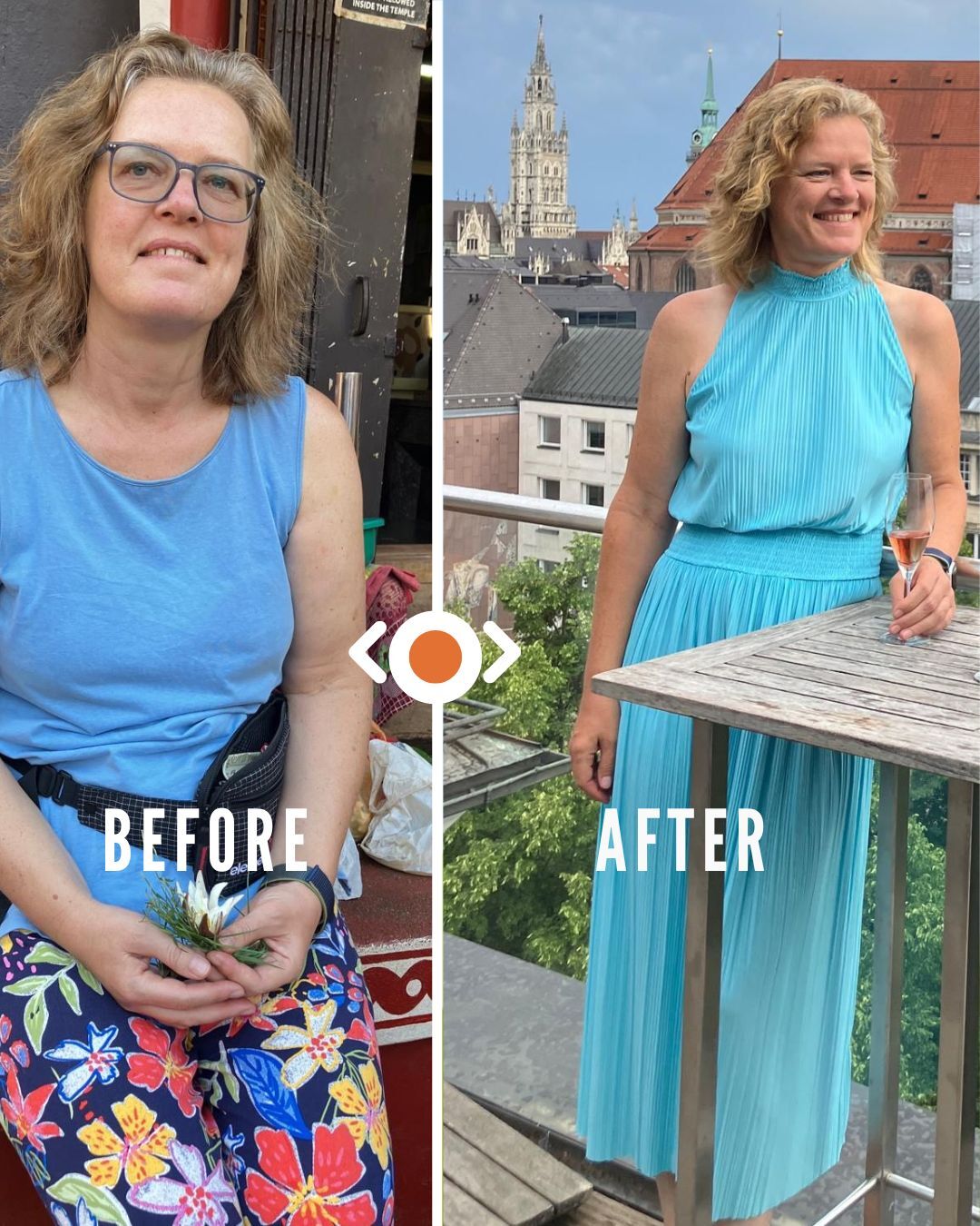 Flamboyant Natural Vorher-Nachher